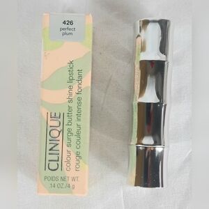 Clinique Colour Surge Butter Shine Lipstick Perfect Plum 426 NEW With Box